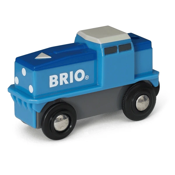 BRIO® WORLD Blauwe Batterij- Goederenlocomotief 33130 5 BRIO® WORLD Blauwe Batterij- Goederenlocomotief 33130 - Afbeelding 5