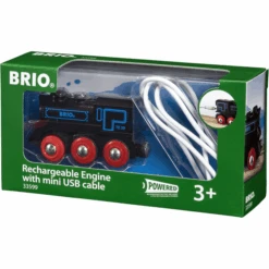 BRIO Zwarte Accu-locomotief Met Mini-USB 33599 9 BRIO Zwarte Accu-locomotief Met Mini-USB 33599 -Kinderspeelgoed brio zwarte accu locomotief met mini usb 33599 a172975 4