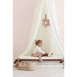 Cam Cam Copenhagen Muziek Mobiel, Wind Flower - Dusty Rose -Kinderspeelgoed cam cam copenhagen muziek mobiel wind flower dusty rose a369537 2