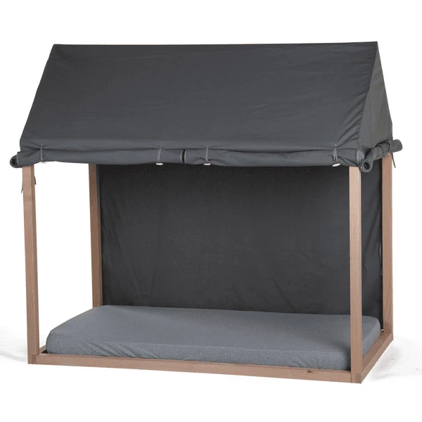 CHILDHOME Bedframe Cover Huis Antraciet 70 X 140 Cm 2 CHILDHOME Bedframe Cover Huis Antraciet 70 X 140 Cm - Afbeelding 2