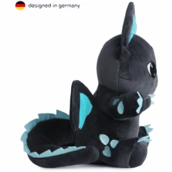 Corimori 1849 Knuffel Spark De Draak 30cm Zwart -Kinderspeelgoed corimori 1849 knuffel spark de draak 30cm zwart a370107 3