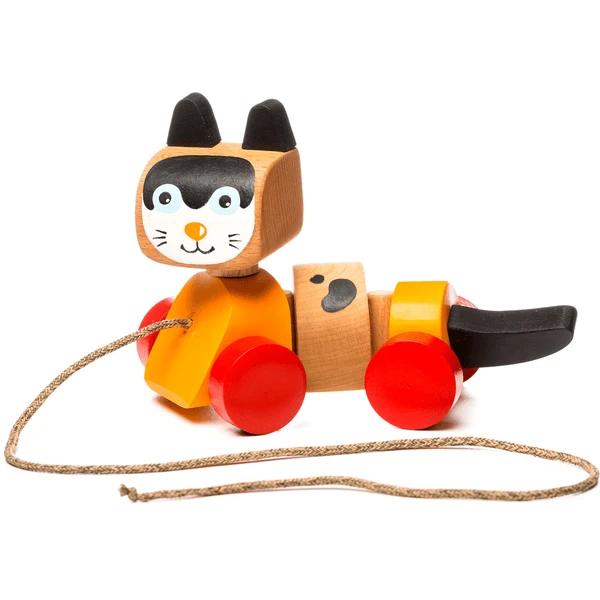 Cubika Katten Trekspeelgoed 4 Cubika Katten Trekspeelgoed - Afbeelding 4