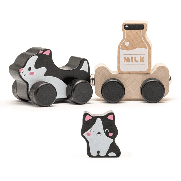 Cubika Toys Houten Speelgoed "Clever Kitten 2 Cubika Toys Houten Speelgoed "Clever Kitten - Afbeelding 2