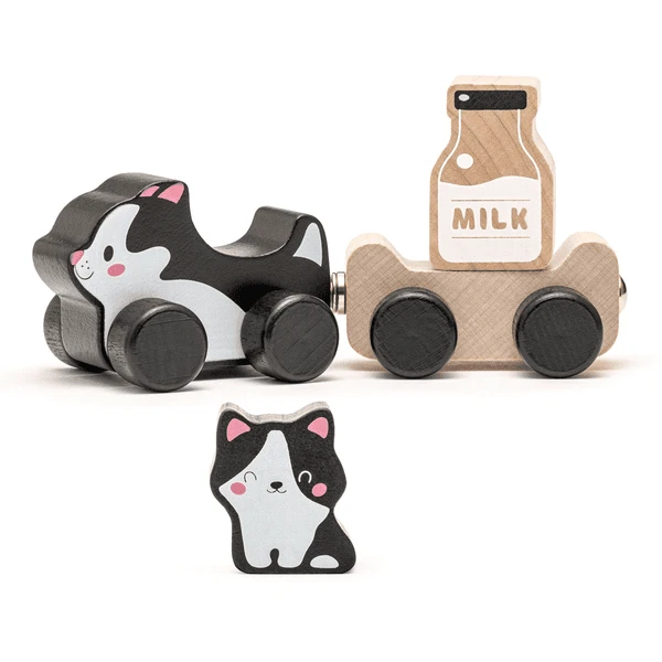 Cubika Toys Houten Speelgoed "Clever Kitten 1 Cubika Toys Houten Speelgoed "Clever Kitten