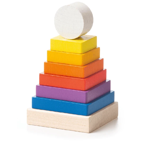 Cubika Toys Houten Speelgoed Stapeltoren LD-14 1 Cubika Toys Houten Speelgoed Stapeltoren LD-14