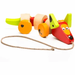 Cubika Trekspeelgoed Hond 8 Cubika Trekspeelgoed Hond -Kinderspeelgoed cubika trekspeelgoed hond a345392 3