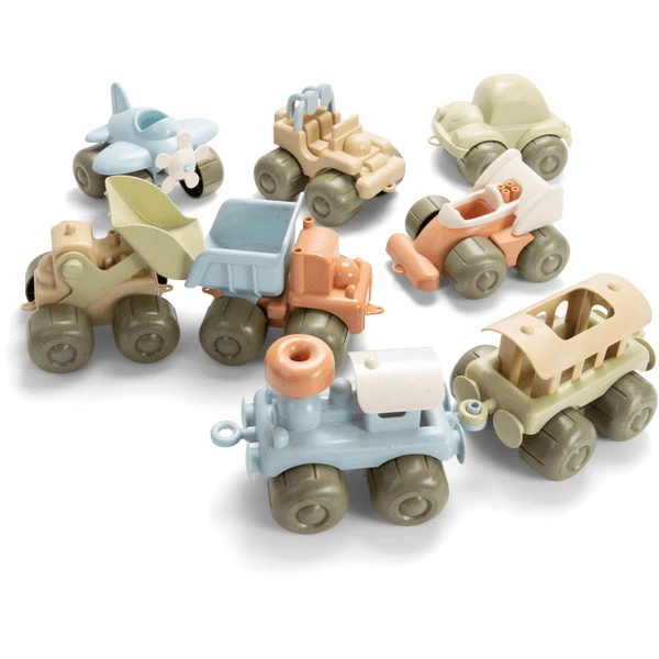 Dantoy BIO Voertuigen 8 Stuks 1 Dantoy BIO Voertuigen 8 Stuks