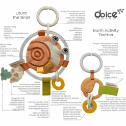 Dolce Earth Laura De Slak -Kinderspeelgoed dolce earth laura de slak a373850 3