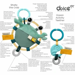 Dolce Ocean Shelly De Krab -Kinderspeelgoed dolce ocean shelly de krab a373843 1