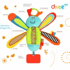 Dolce Toys Sensory Dragonfly -Kinderspeelgoed dolce toys sensory dragonfly a314313 3
