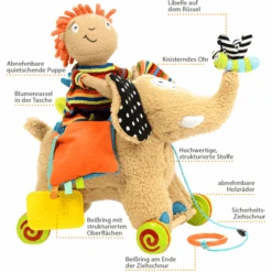 Dolce Trekdier Olifant Fridolin 7 Dolce Trekdier Olifant Fridolin -Kinderspeelgoed dolce trekdier olifant fridolin a277257 2
