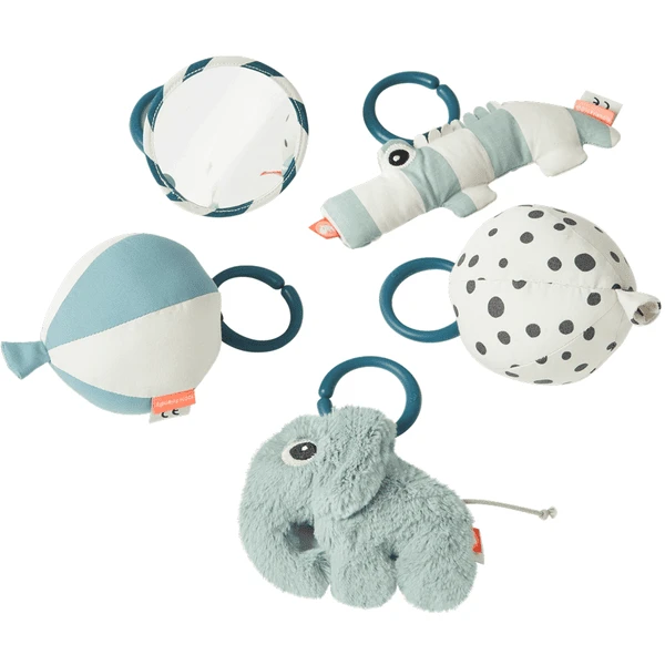 Done By Deer ™ Activity Speelstrik & Deken, Blauw 2 Done By Deer ™ Activity Speelstrik & Deken, Blauw - Afbeelding 2