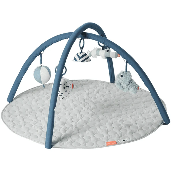 Done By Deer ™ Activity Speelstrik & Deken, Blauw 1 Done By Deer ™ Activity Speelstrik & Deken, Blauw