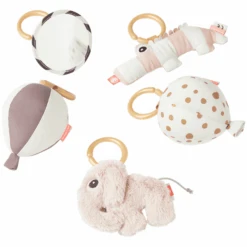 Done By Deer ™ Activity Speelstrik & Deken, Roze -Kinderspeelgoed done by deer activity speelstrik amp deken roze a279416 4