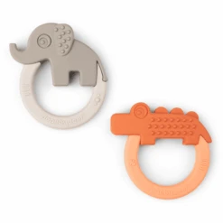 Done By Deer ™ Bijtring 2-Pack Deer Friends Papaya Sand 6 Done By Deer ™ Bijtring 2-Pack Deer Friends Papaya Sand -Kinderspeelgoed done by deer bijtring 2 pack deer friends papaya sand a403999 2