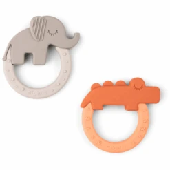 Done By Deer ™ Bijtring 2-Pack Deer Friends Papaya Sand 7 Done By Deer ™ Bijtring 2-Pack Deer Friends Papaya Sand -Kinderspeelgoed done by deer bijtring 2 pack deer friends papaya sand a403999 3