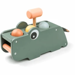Done By Deer ™ Klopbank Croco Groen -Kinderspeelgoed done by deer klopbank croco groen a404225 3