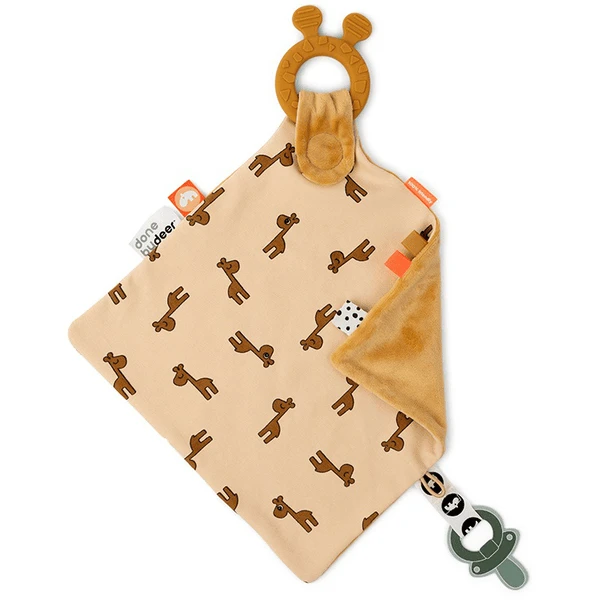 Done By Deer ™ Knuffeldoekje Met Bijtring Raffi, Mosterdgeel 1 Done By Deer ™ Knuffeldoekje Met Bijtring Raffi, Mosterdgeel