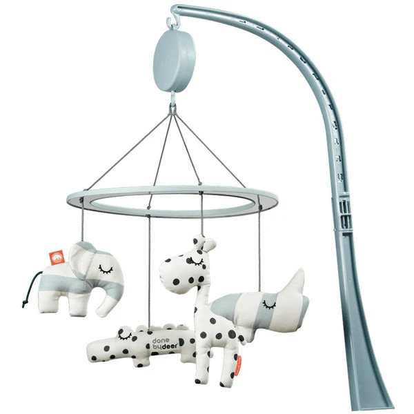 Done By Deer ™ Music Mobile Sleepy Met Spiegel, Blauw 1 Done By Deer ™ Music Mobile Sleepy Met Spiegel, Blauw