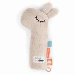 Done By Deer ™ Rammelaar Piepende Grijper Lalee Sand -Kinderspeelgoed done by deer rammelaar piepende grijper lalee sand a373496 2