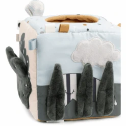 Done By Deer ™ Zintuiglijke Stoffen Kubus Hert Friends Mix Van Kleuren -Kinderspeelgoed done by deer zintuiglijke stoffen kubus hert friends mix van kleuren a337871 2