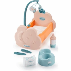 Ecoiffier Poppenwieg Met Accessoires -Kinderspeelgoed ecoiffier poppenwieg met accessoires a386620 2