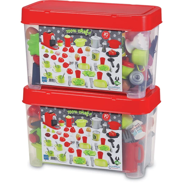 Ecoiffier Servies Met Espressoapparaat En Speelvoedsel 2 Ecoiffier Servies Met Espressoapparaat En Speelvoedsel - Afbeelding 2