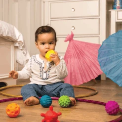 Edushape Baby Sensorische Ballen - 6 Stuks -Kinderspeelgoed edushape baby sensorische ballen 6 stuks a394059 4