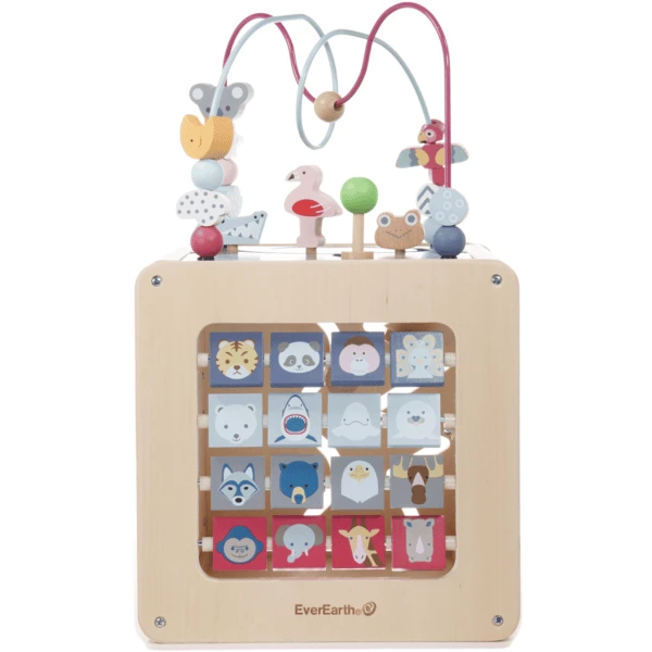 EverEarth Ever Earth ® 6 In 1 Animal Fun Activity Cube 1 EverEarth Ever Earth ® 6 In 1 Animal Fun Activity Cube
