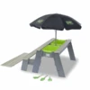EXIT TOYS EXIT Aksent Zand-, Water- En Picknicktafel (1 Bankje) Met Parasol En Tuingereedschap