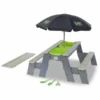 EXIT TOYS EXIT Aksent Zand-, Water- En Picknicktafel (2 Bankjes) Met Parasol En Tuingereedschap