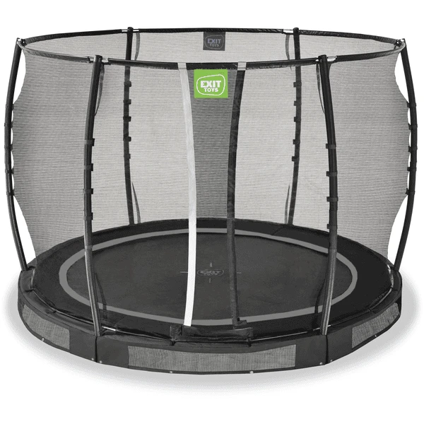 EXIT TOYS EXIT Allure Premium Vloertrampoline ø305cm - Zwart 2 EXIT TOYS EXIT Allure Premium Vloertrampoline ø305cm - Zwart - Afbeelding 2