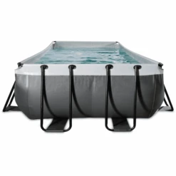 EXIT TOYS EXIT Black Leather Zwembad 400x200x100cm Met Filterpomp - Zwart 7 EXIT TOYS EXIT Black Leather Zwembad 400x200x100cm Met Filterpomp - Zwart -Kinderspeelgoed exit black leather zwembad 400x200x100cm met filterpomp zwart a337680 2