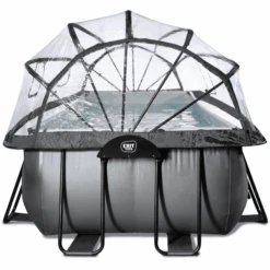 EXIT TOYS EXIT Black Leather Zwembad 400x200x100cm Met Sand Filterpomp En Deksel En Warmtepomp - Zwart -Kinderspeelgoed exit black leather zwembad 400x200x100cm met sand filterpomp en deksel en warmtepomp zwart a337755 3