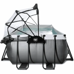EXIT TOYS EXIT Black Leather Zwembad 400x200x100cm Met Sand Filterpomp En Deksel En Warmtepomp - Zwart -Kinderspeelgoed exit black leather zwembad 400x200x100cm met sand filterpomp en deksel en warmtepomp zwart a337755 4