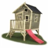 EXIT TOYS EXIT Crooky 300 Houten Speelhuis - Grijsbeige