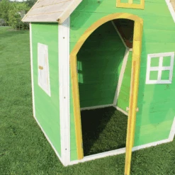 EXIT TOYS EXIT Fantasia 100 Houten Speelhuis - Groen -Kinderspeelgoed exit fantasia 100 houten speelhuis groen a248271 4