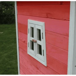EXIT TOYS EXIT Fantasia 100 Houten Speelhuis - Rood -Kinderspeelgoed exit fantasia 100 houten speelhuis rood a248288 2