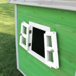 EXIT TOYS EXIT Fantasia 300 Houten Speelhuis - Groen -Kinderspeelgoed exit fantasia 300 houten speelhuis groen a248289 2