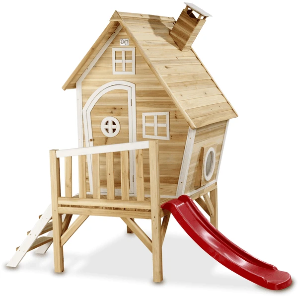 EXIT TOYS EXIT Fantasia 300 Houten Speelhuis - Naturel 1 EXIT TOYS EXIT Fantasia 300 Houten Speelhuis - Naturel