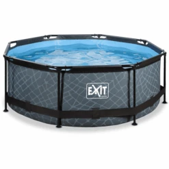 EXIT TOYS EXIT Frame Pool ø244x76cm - GrijsEXIT PeakPro ø10ft Zwart