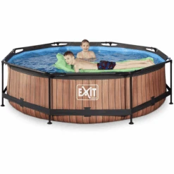 EXIT TOYS EXIT Frame Pool ø300x76cm (12v) - HoutoptiekEXIT PeakPro ø10ft Zwart -Kinderspeelgoed exit frame pool o300x76cm 12v houtoptiekexit peakpro o10ft zwart a305877 4