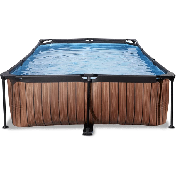EXIT TOYS EXIT Frame Zwembad 300x200x65cm (12v) - Hout Optiek 2 EXIT TOYS EXIT Frame Zwembad 300x200x65cm (12v) - Hout Optiek - Afbeelding 2