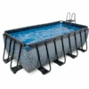 EXIT TOYS EXIT Frame Zwembad 4x2x1,22m (12v Filterpomp) - Grijs