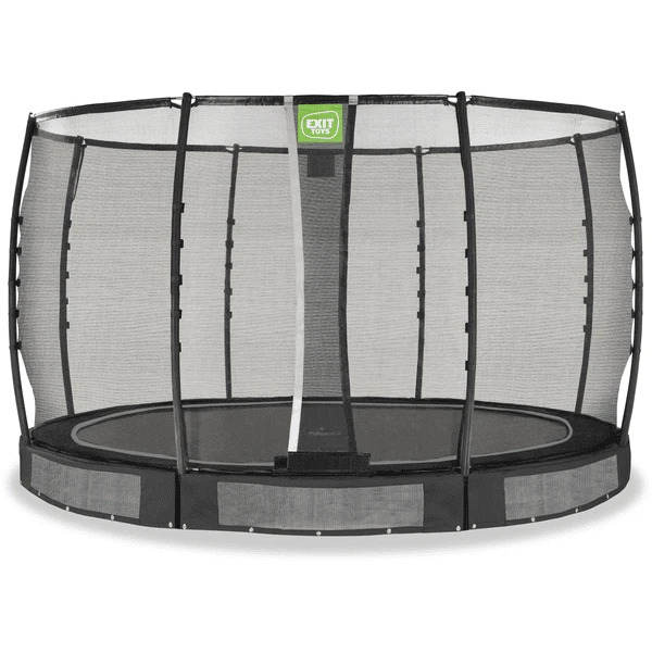 EXIT TOYS EXIT Silhouette Grondtrampoline ø366 Cm Met Veiligheidsnet - Groen 1 EXIT TOYS EXIT Silhouette Grondtrampoline ø366 Cm Met Veiligheidsnet - Groen