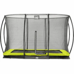 EXIT TOYS EXIT Silhouette Inground Trampoline 214x305cm Met Veiligheidsnet - Groen