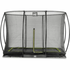 EXIT TOYS EXIT Silhouette Trampoline 214x305cm Met Veiligheidsnet - Zwart
