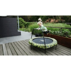 EXIT TOYS EXIT Tiggy Junior Trampoline Met Greepstang ø140 Cm, Zwart/groen 9 EXIT TOYS EXIT Tiggy Junior Trampoline Met Greepstang ø140 Cm, Zwart/groen -Kinderspeelgoed exit tiggy junior trampoline met greepstang o140 cm zwart groen a294553 4