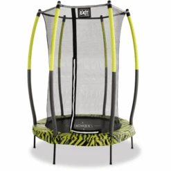 EXIT TOYS EXIT Tiggy Junior Trampoline Met Veiligheidsnet ø140 Cm, Zwart/groen