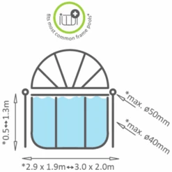 EXIT TOYS EXIT Zwembadafdekking 300x200cm -Kinderspeelgoed exit zwembadafdekking 300x200cm a294645 2
